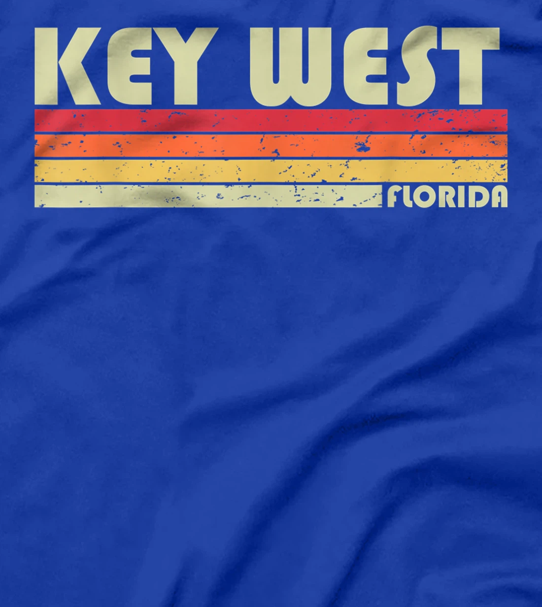 KEY WEST FL FLORIDA Funny City Home Roots Gift Retro 70s 80s T-Shirt