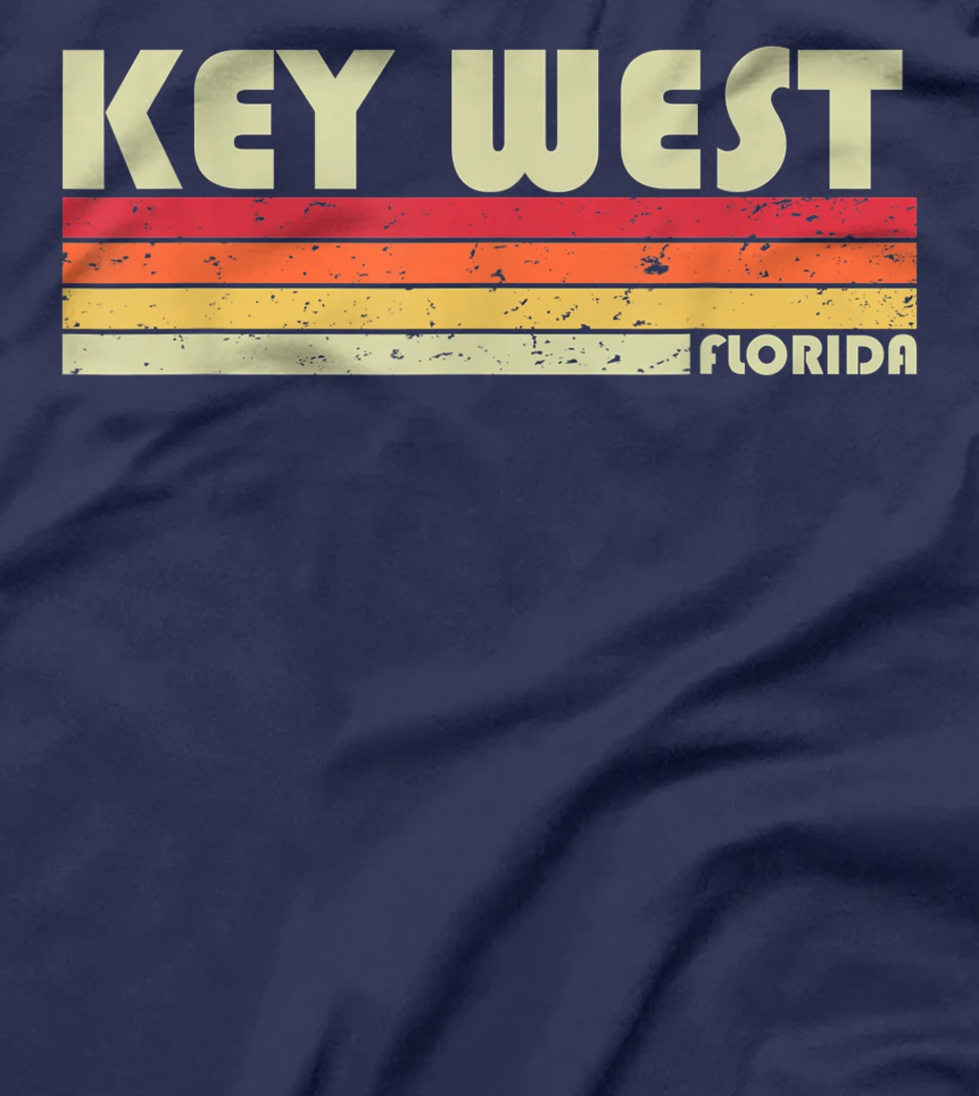 KEY WEST FL FLORIDA Funny City Home Roots Gift Retro 70s 80s T-Shirt