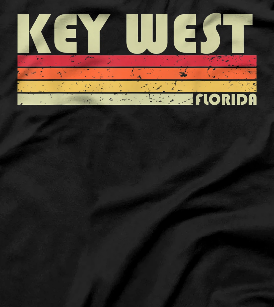 KEY WEST FL FLORIDA Funny City Home Roots Gift Retro 70s 80s T-Shirt