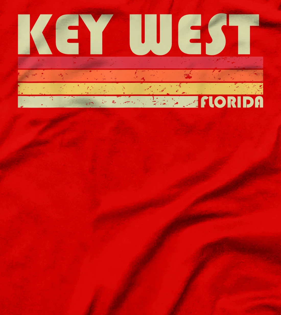 KEY WEST FL FLORIDA Funny City Home Roots Gift Retro 70s 80s T-Shirt