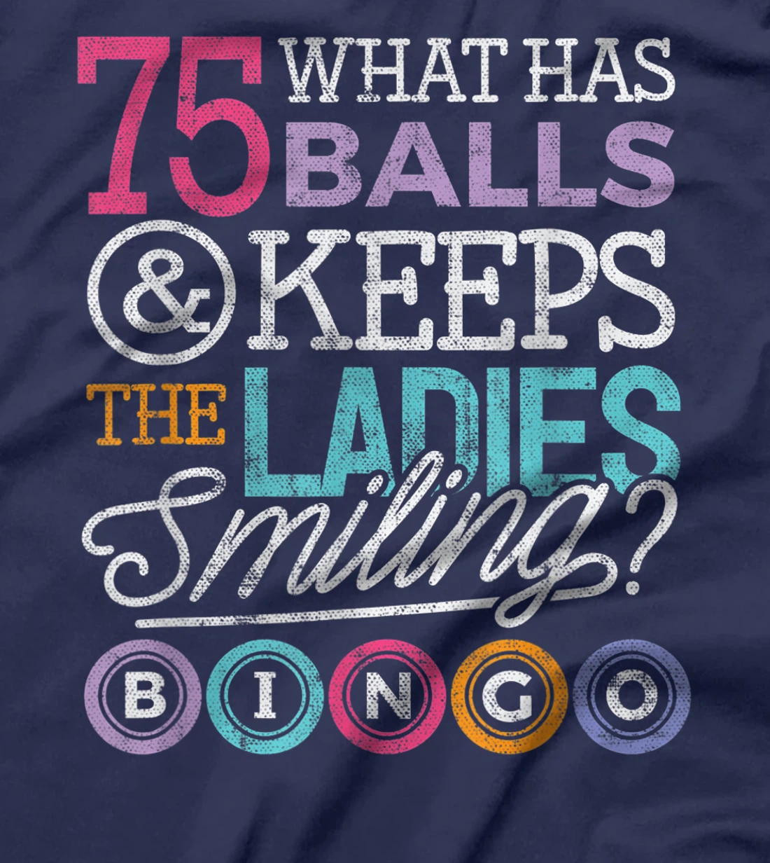 Funny Bingo Shirts Men Women Bingo Lover Grandma Tee T-Shirt