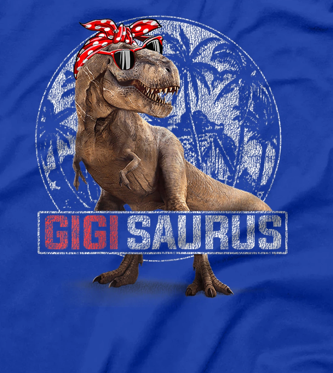 Womens Gigisaurus T Rex Dinosaur Funny Gigi Saurus Family Matching T-Shirt