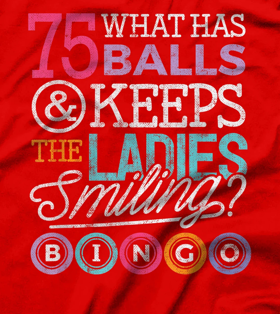 Funny Bingo Shirts Men Women Bingo Lover Grandma Tee T-Shirt