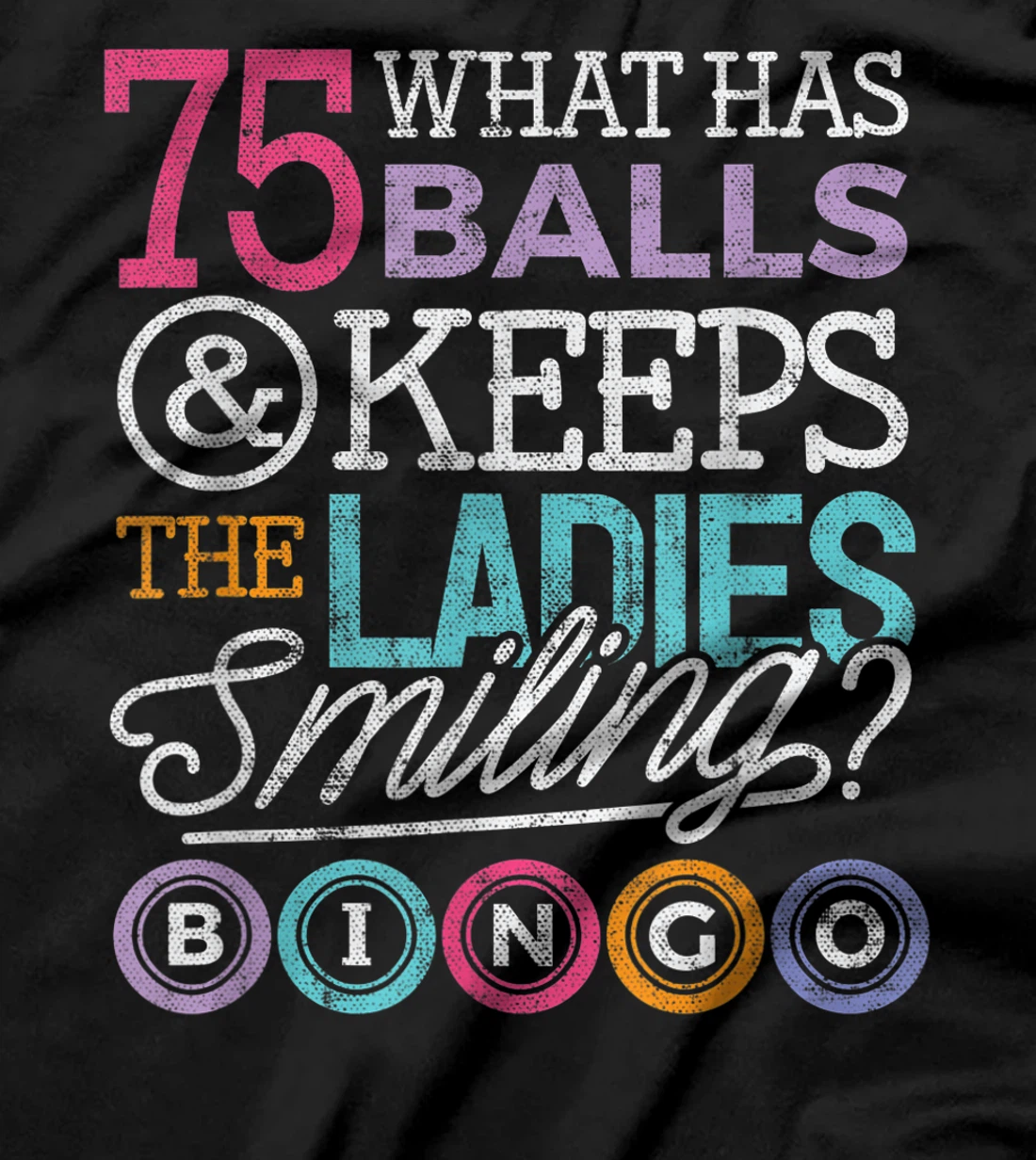 Funny Bingo Shirts Men Women Bingo Lover Grandma Tee T-Shirt
