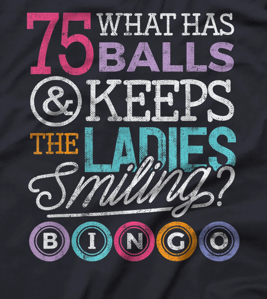 Funny Bingo Shirts Men Women Bingo Lover Grandma Tee T-Shirt