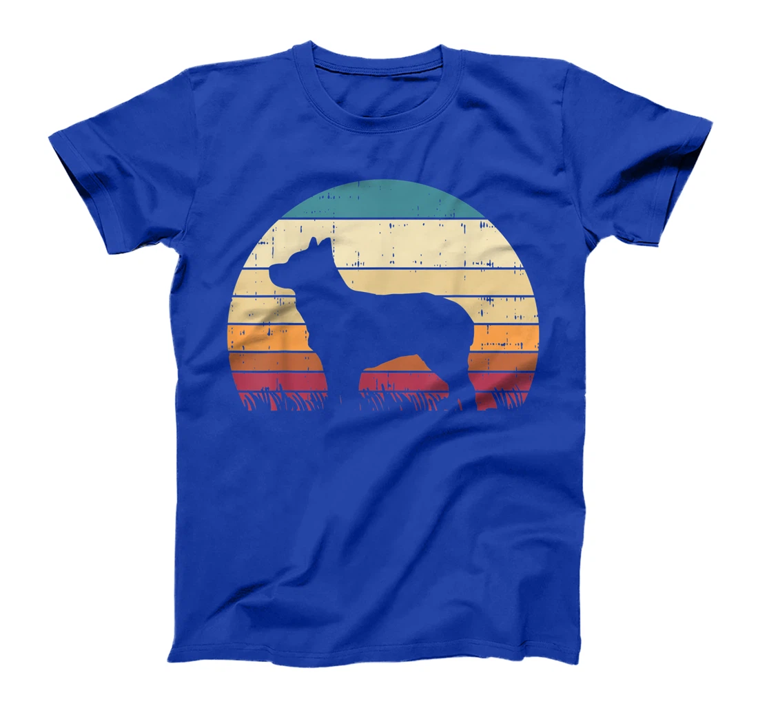 Heeler Sunset Retro Animal Pet Australian Cattle Dog Gift T-Shirt