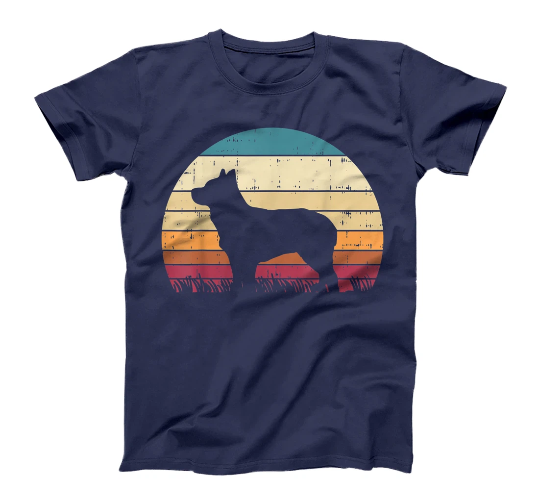Heeler Sunset Retro Animal Pet Australian Cattle Dog Gift T-Shirt