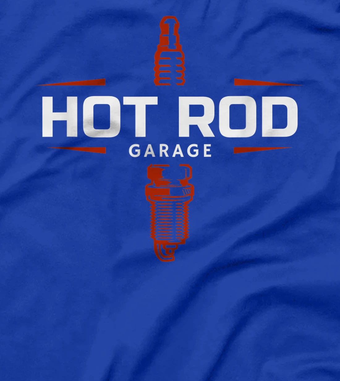 Hot Rod Garage Custom Retro Classic Car Spark Plug T-Shirt T-Shirt