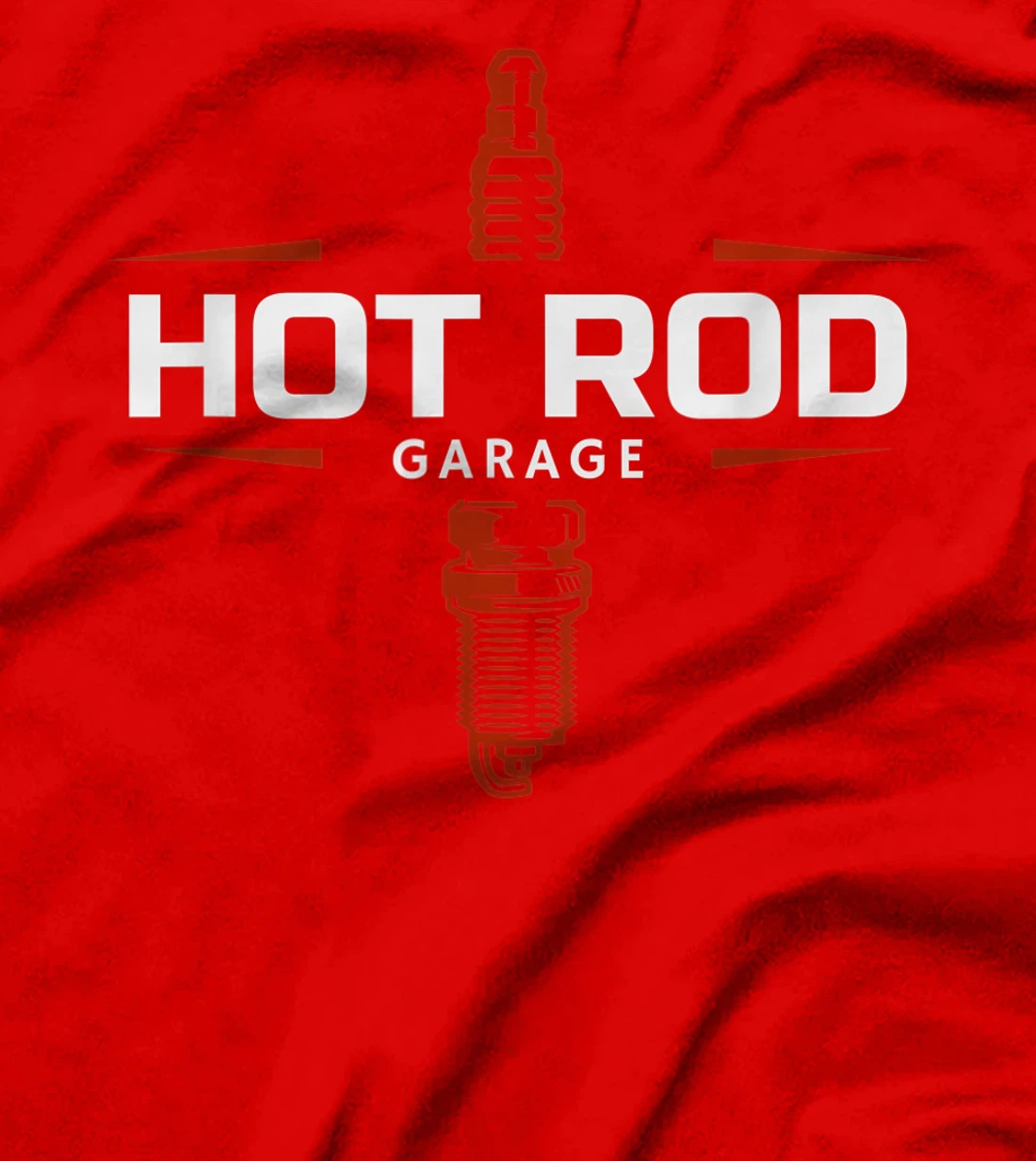 Hot Rod Garage Custom Retro Classic Car Spark Plug T-Shirt T-Shirt