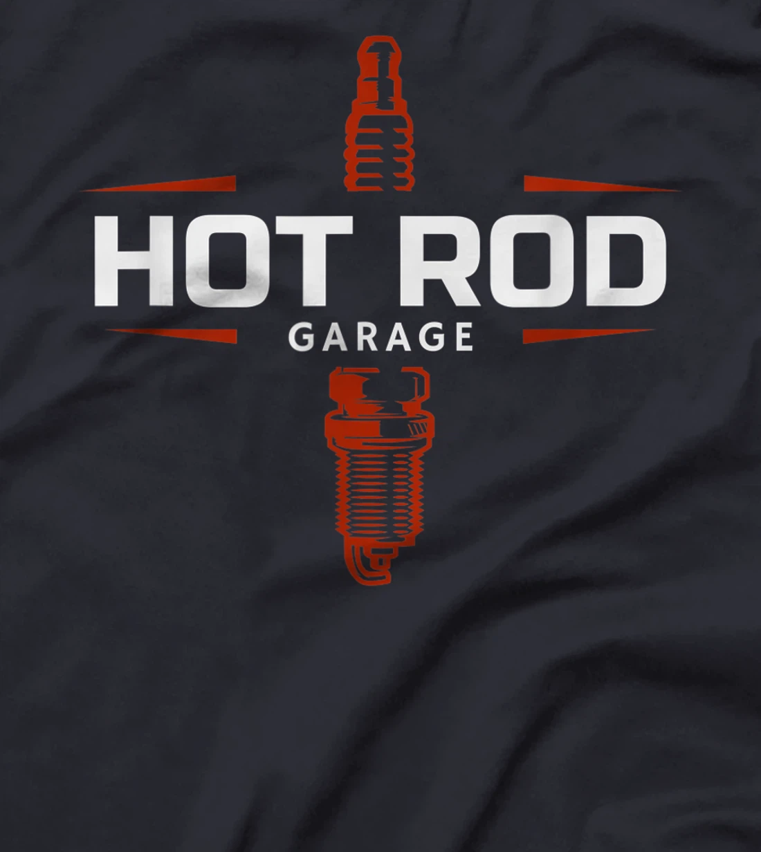Hot Rod Garage Custom Retro Classic Car Spark Plug T-Shirt T-Shirt
