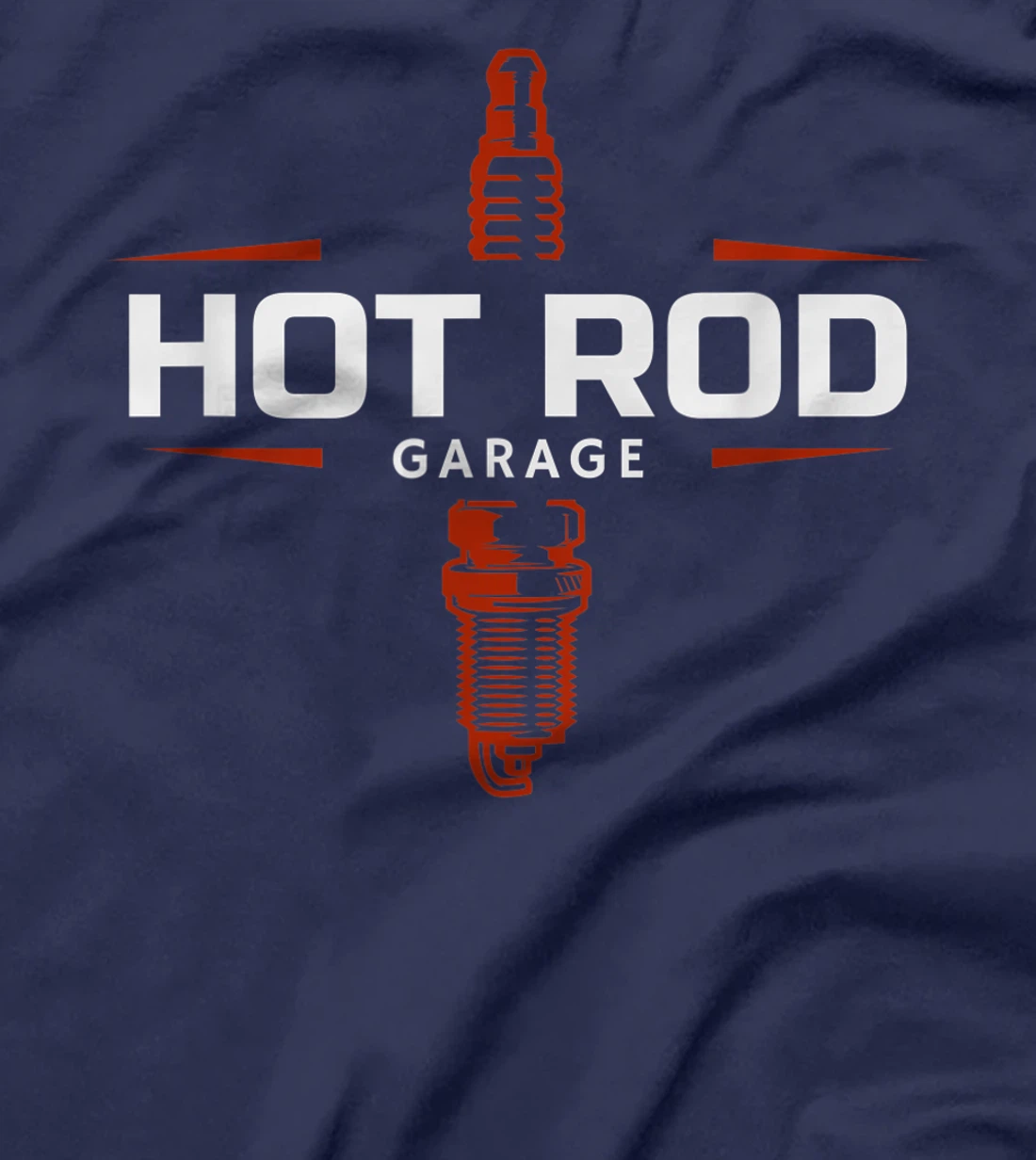 Hot Rod Garage Custom Retro Classic Car Spark Plug T-Shirt T-Shirt