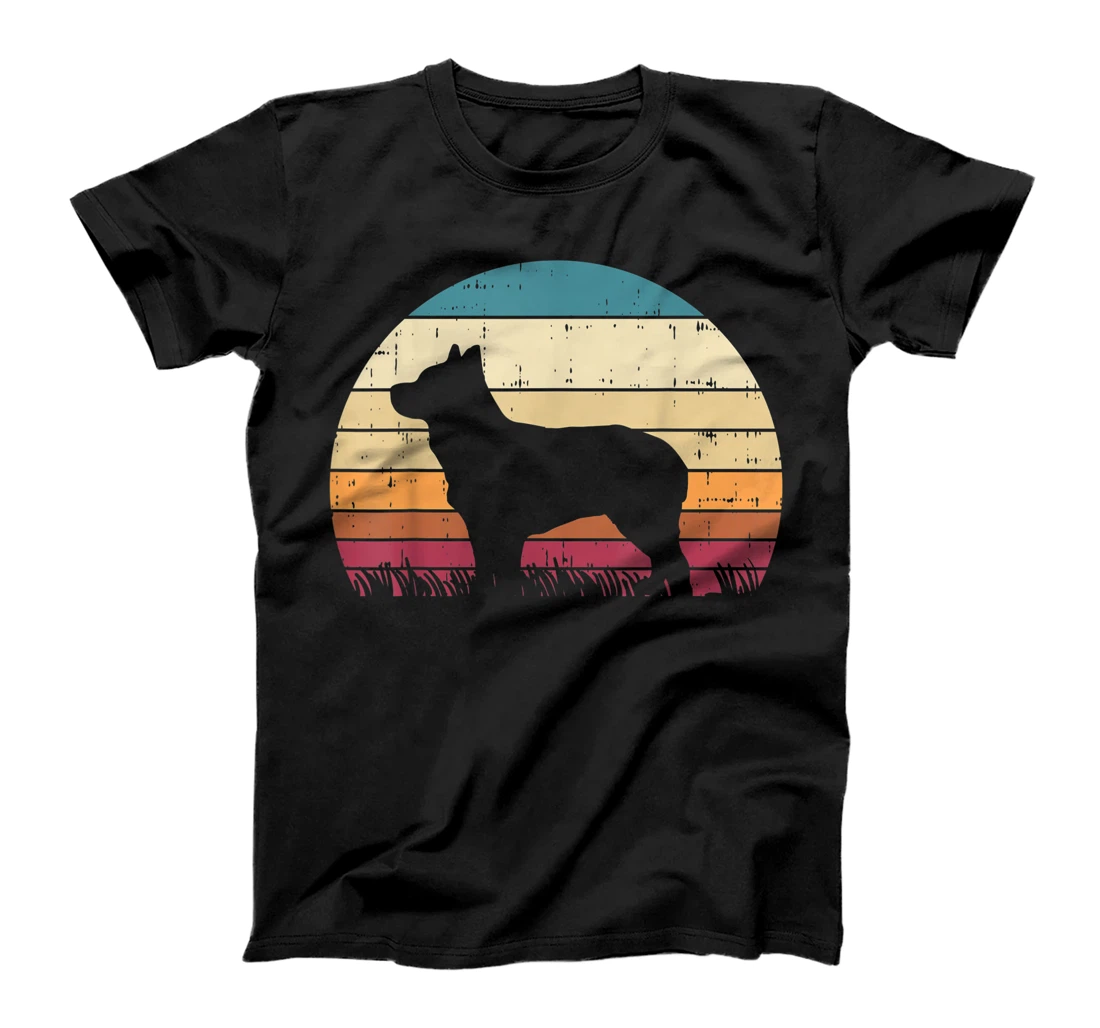 Heeler Sunset Retro Animal Pet Australian Cattle Dog Gift T-Shirt