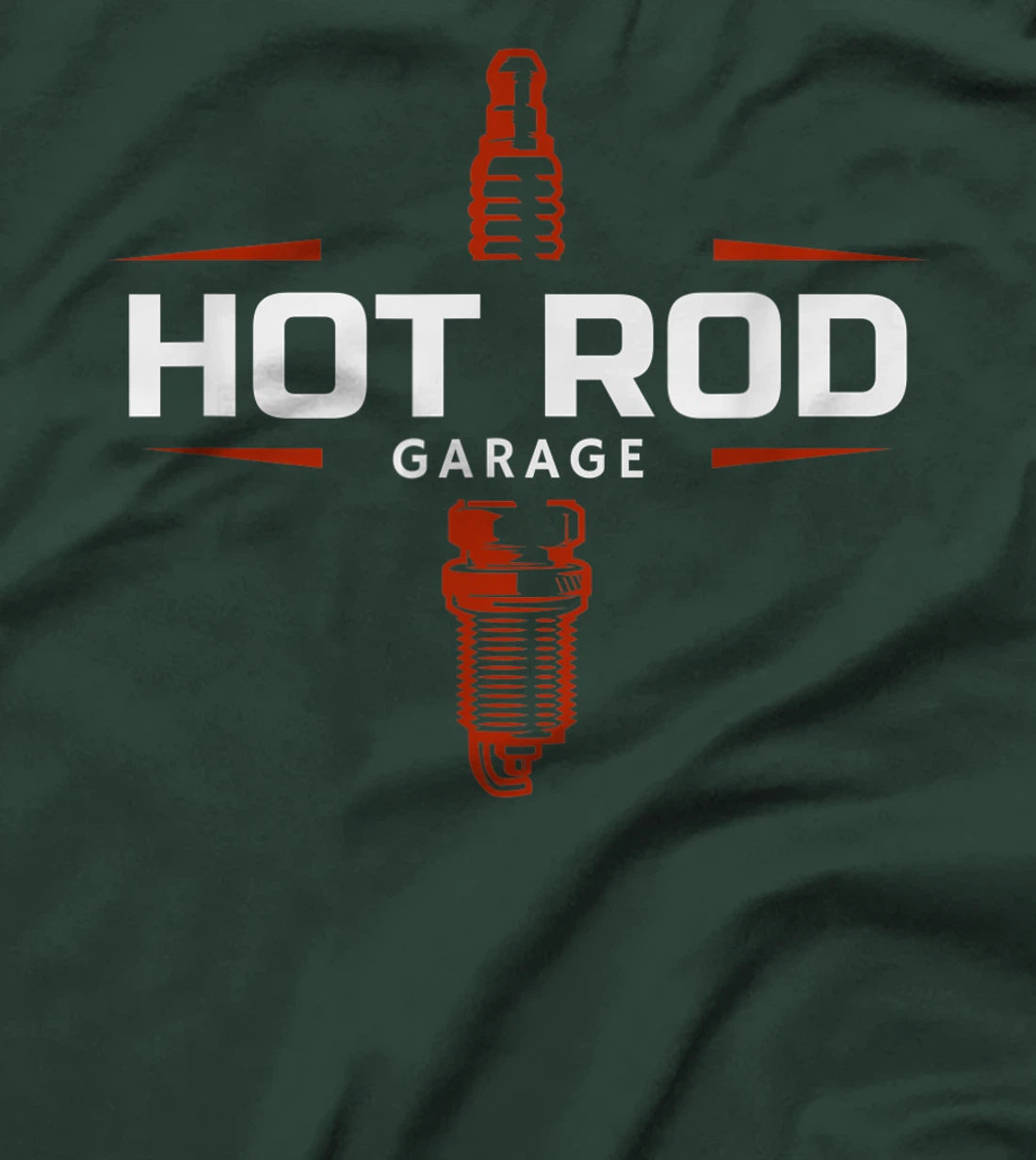 Hot Rod Garage Custom Retro Classic Car Spark Plug T-Shirt T-Shirt