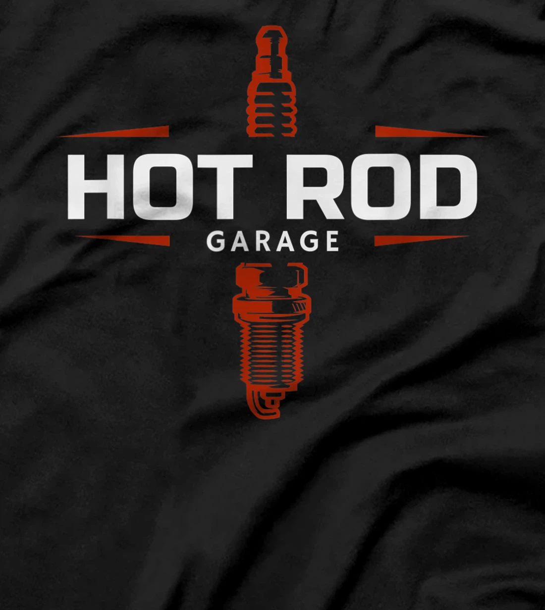 Hot Rod Garage Custom Retro Classic Car Spark Plug T-Shirt T-Shirt