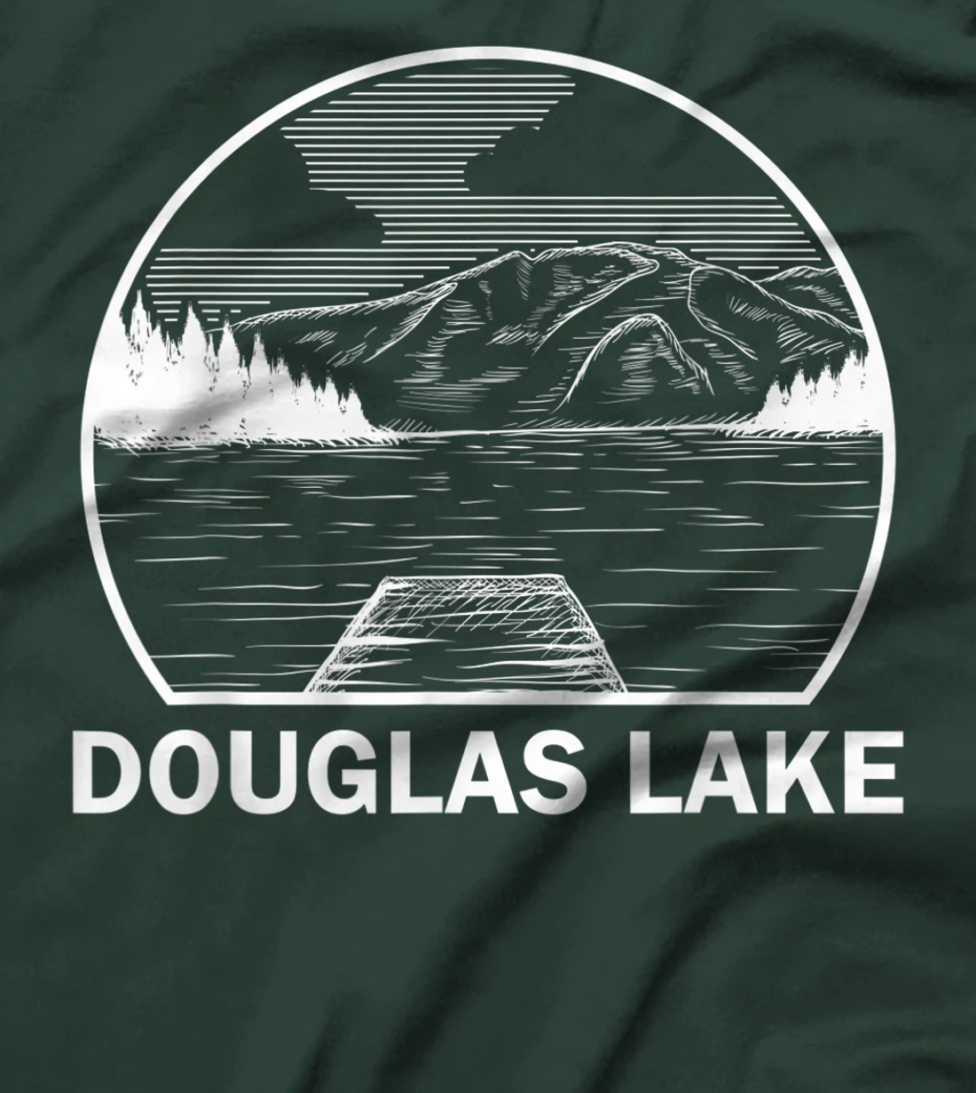DOUGLAS LAKE TENNESSEE Funny Fishing Camping Summer Gift T-Shirt