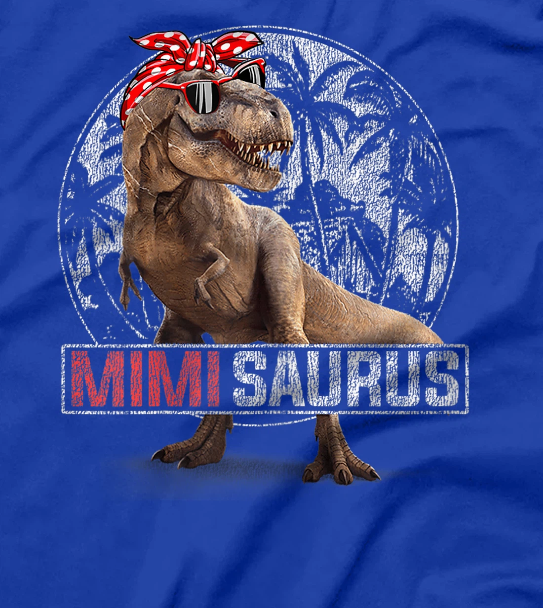 Womens Mimisaurus T Rex Dinosaur Funny Mimi Saurus Family Matching T-Shirt