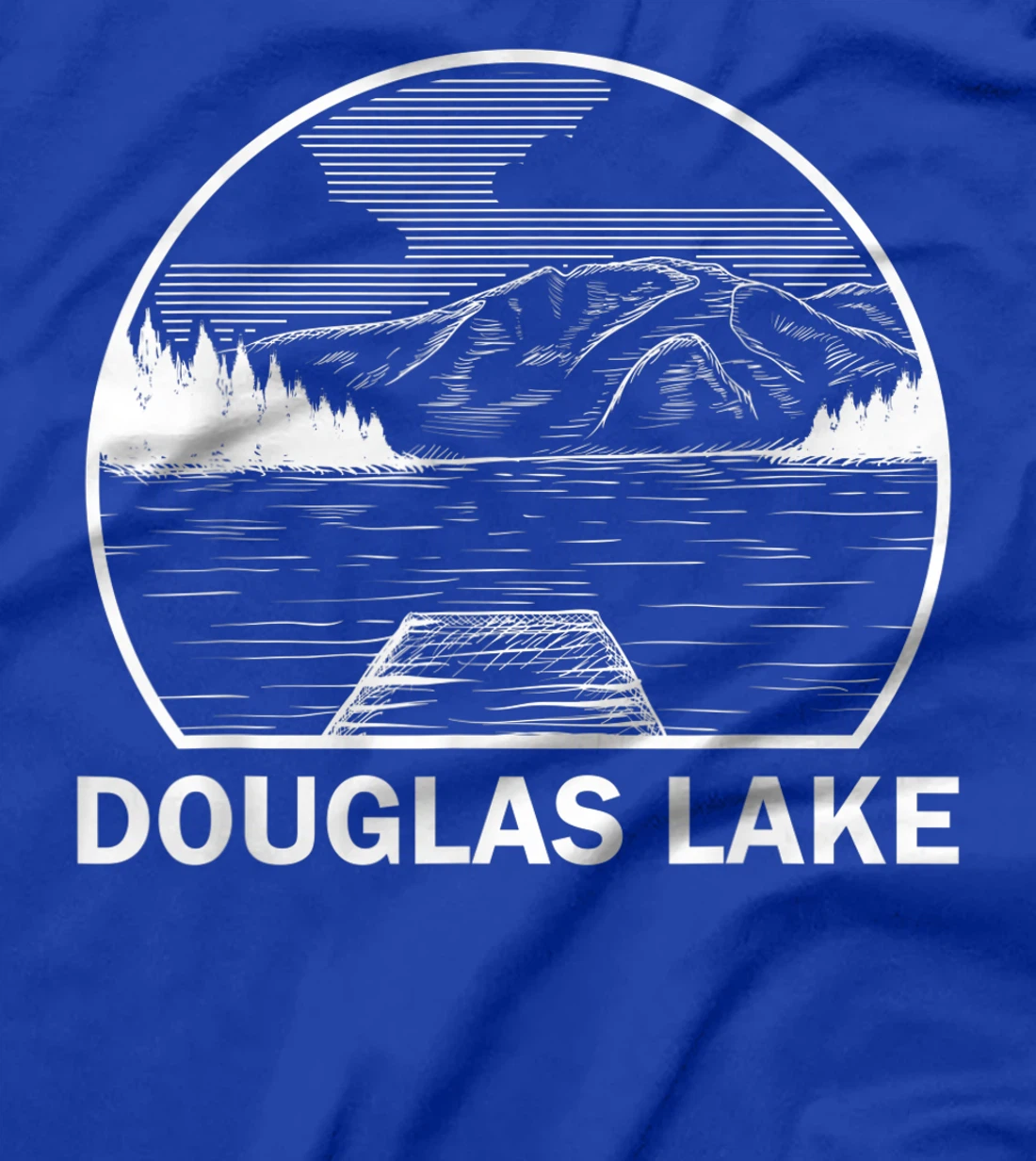 DOUGLAS LAKE TENNESSEE Funny Fishing Camping Summer Gift T-Shirt