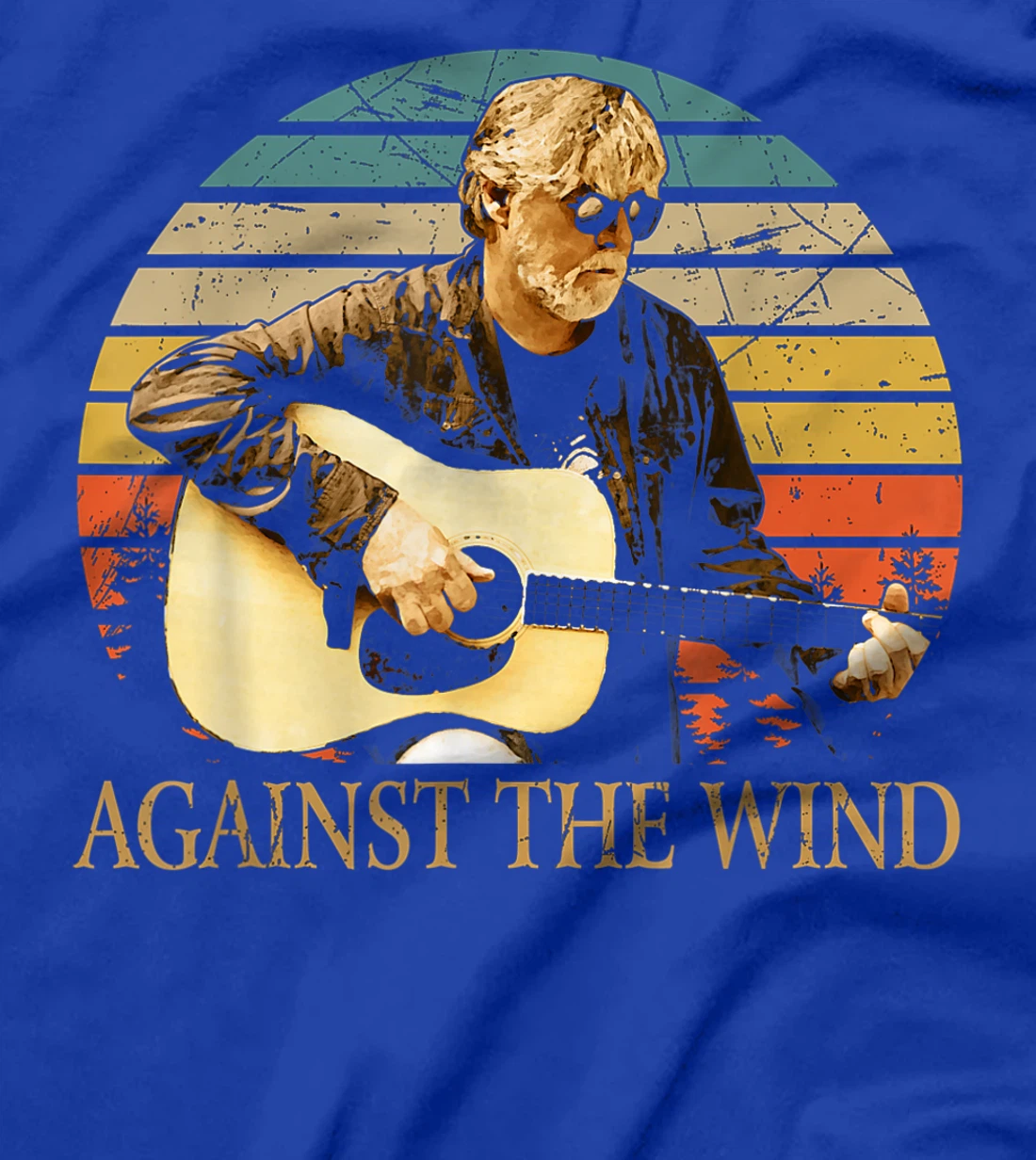 Vintage Retro Bob Arts Seger Love Musician Against The Wind T-Shirt
