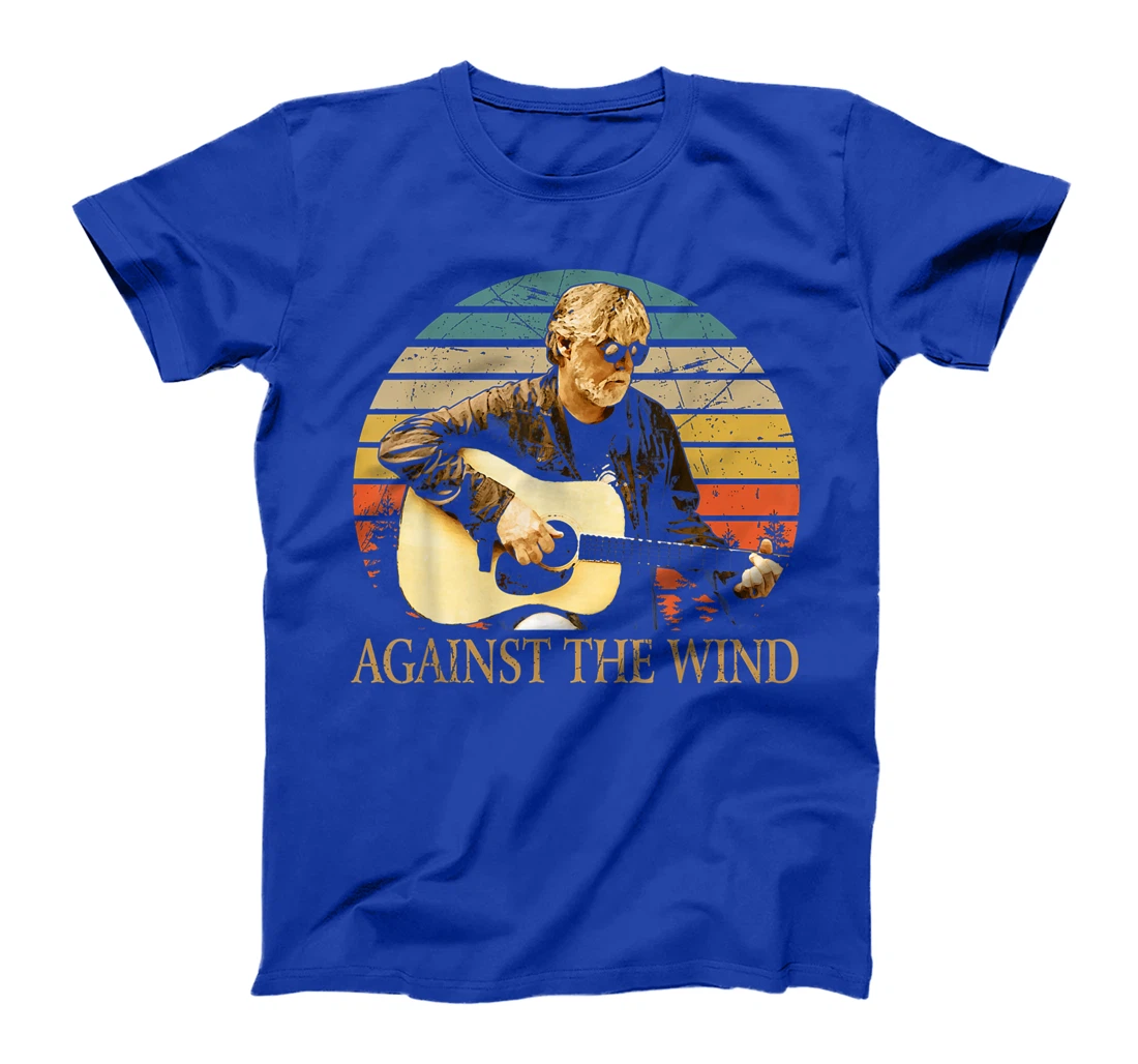 Vintage Retro Bob Arts Seger Love Musician Against The Wind T-Shirt