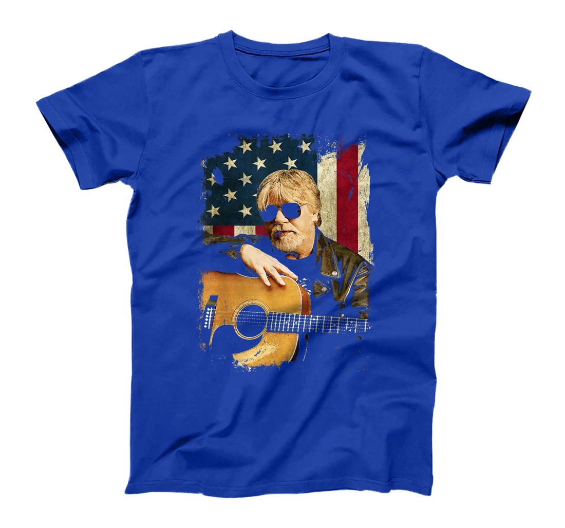 Vintage Bob Idol Seger Country Music Retro Flag American USA T-Shirt
