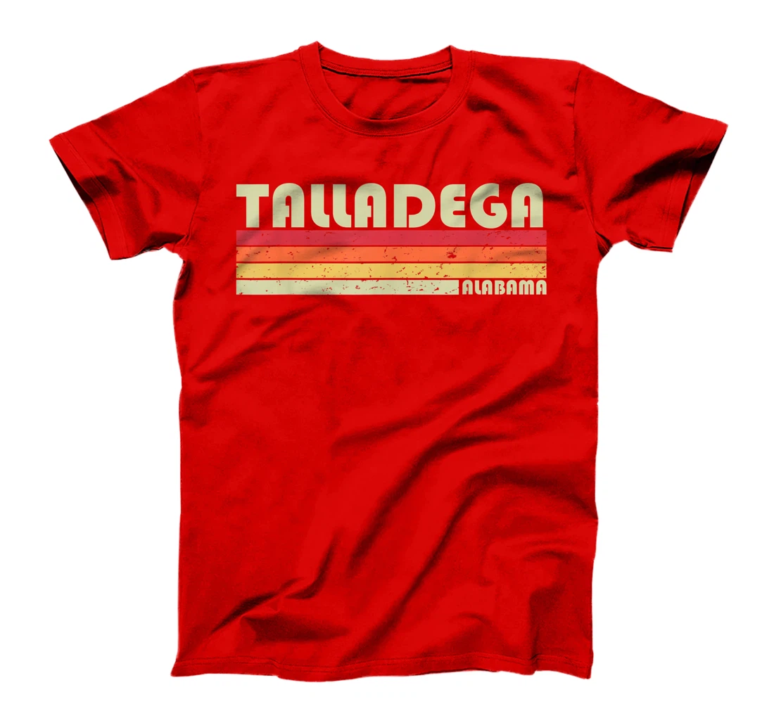 TALLADEGA AL ALABAMA Funny City Home Roots Gift Retro 80s T-Shirt
