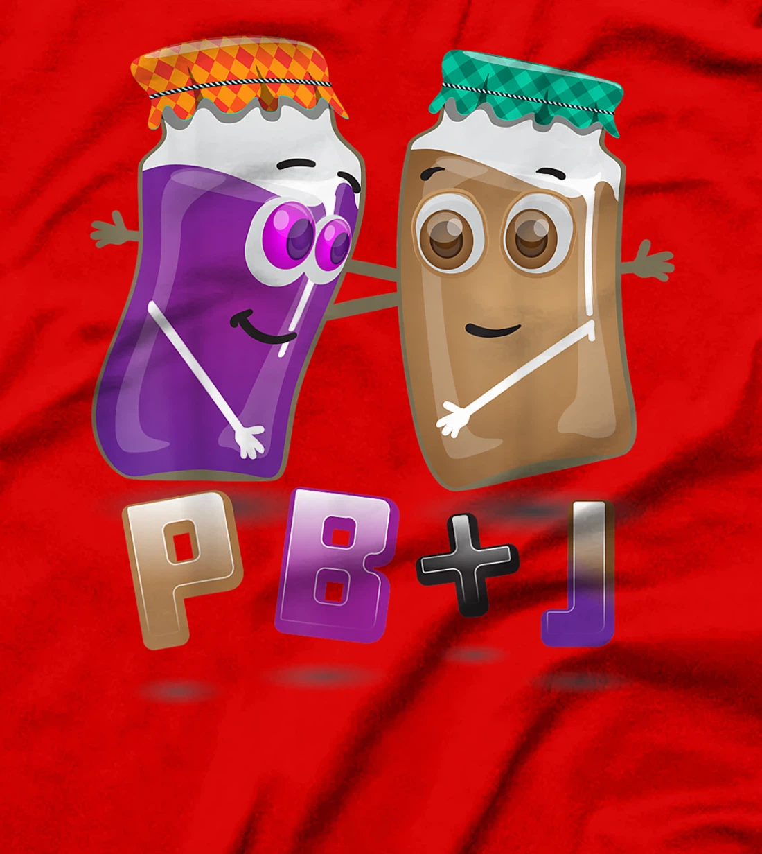 PB+J Cute Peanut Butter & Jelly Matching Costume Set s T-Shirt