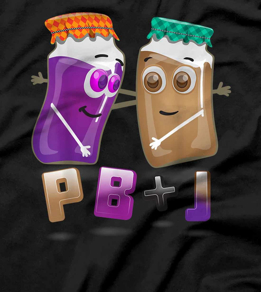 PB+J Cute Peanut Butter & Jelly Matching Costume Set s T-Shirt