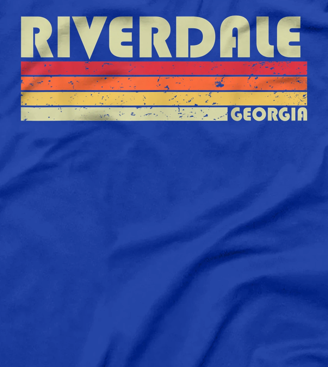 RIVERDALE GA GEORGIA Funny City Home Roots Gift Retro 80s T-Shirt