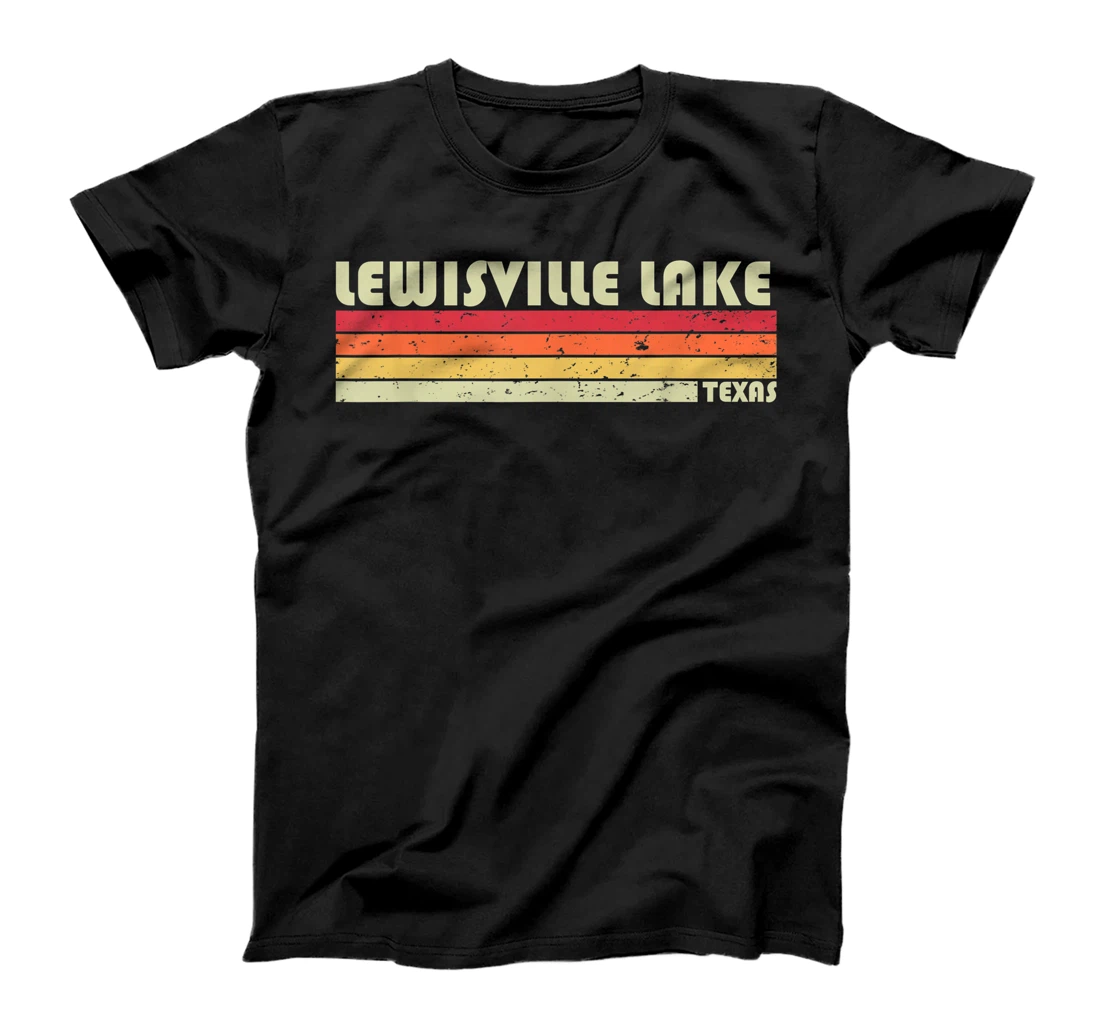 LEWISVILLE LAKE TEXAS Funny Fishing Camping Summer Gift T-Shirt