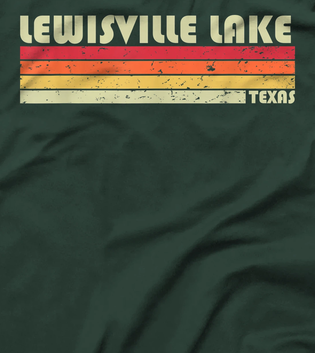 LEWISVILLE LAKE TEXAS Funny Fishing Camping Summer Gift T-Shirt