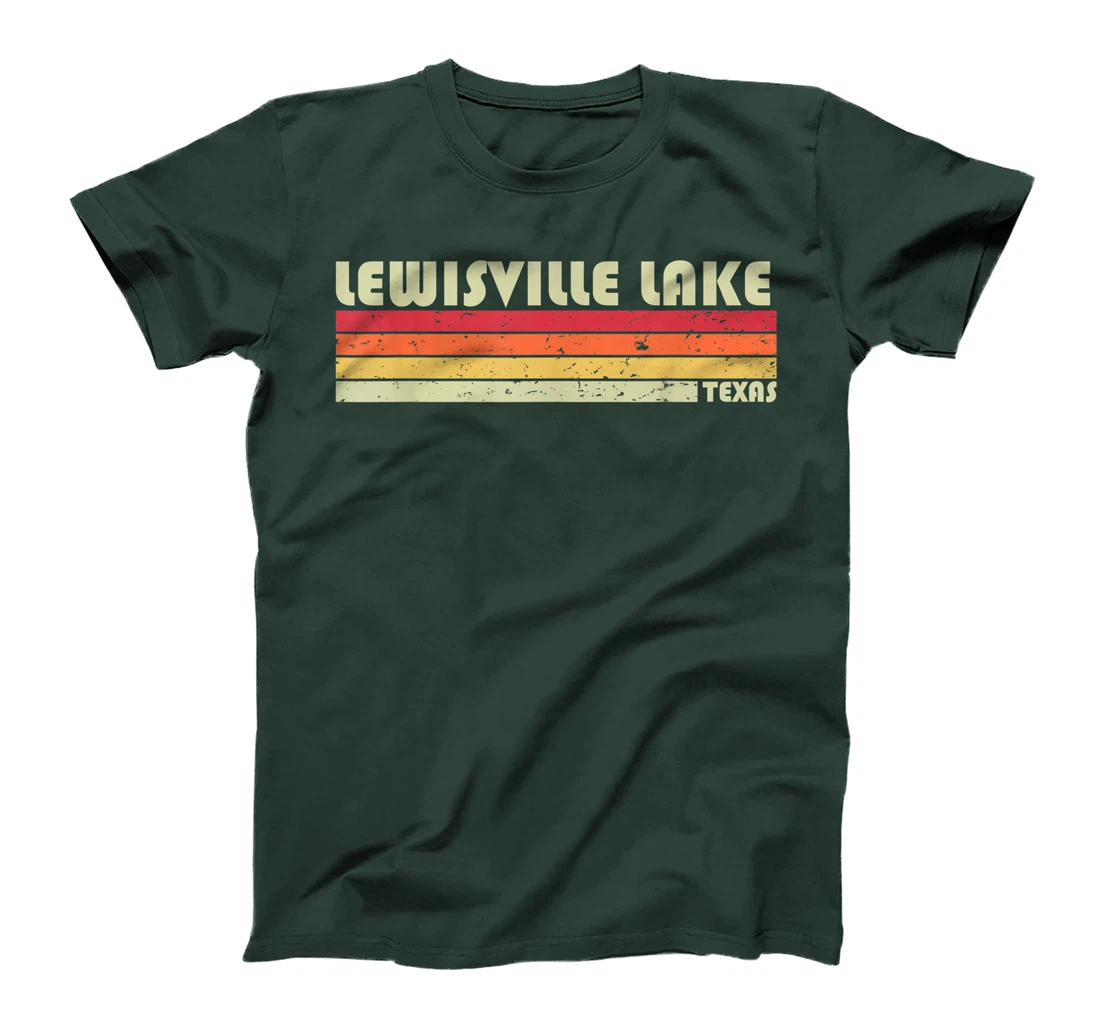 LEWISVILLE LAKE TEXAS Funny Fishing Camping Summer Gift T-Shirt