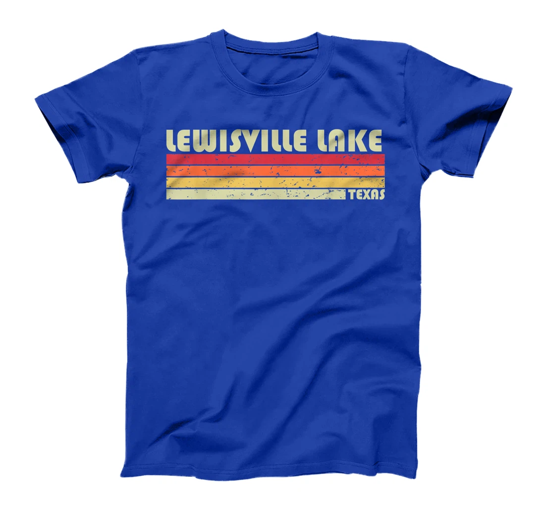 LEWISVILLE LAKE TEXAS Funny Fishing Camping Summer Gift T-Shirt