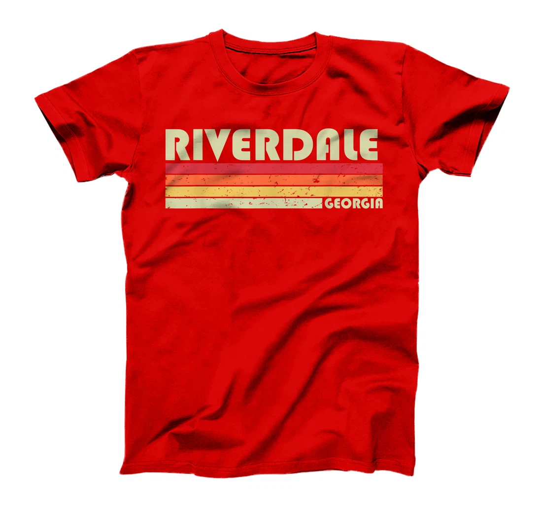 RIVERDALE GA GEORGIA Funny City Home Roots Gift Retro 80s T-Shirt