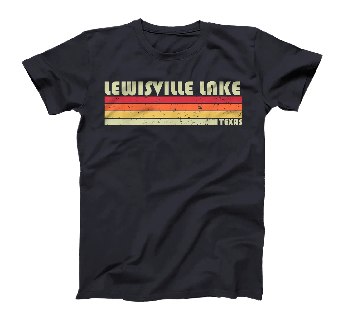 LEWISVILLE LAKE TEXAS Funny Fishing Camping Summer Gift T-Shirt