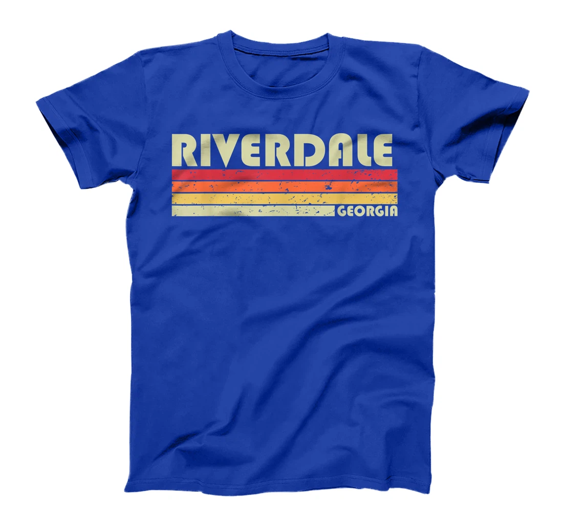 RIVERDALE GA GEORGIA Funny City Home Roots Gift Retro 80s T-Shirt