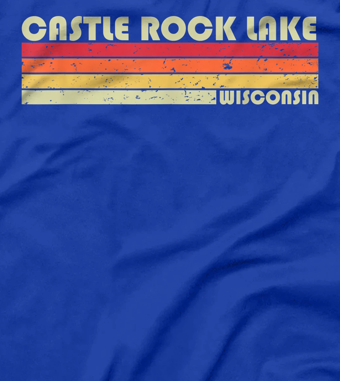 CASTLE ROCK LAKE WISCONSIN Funny Fishing Camping Summer Gift T-Shirt