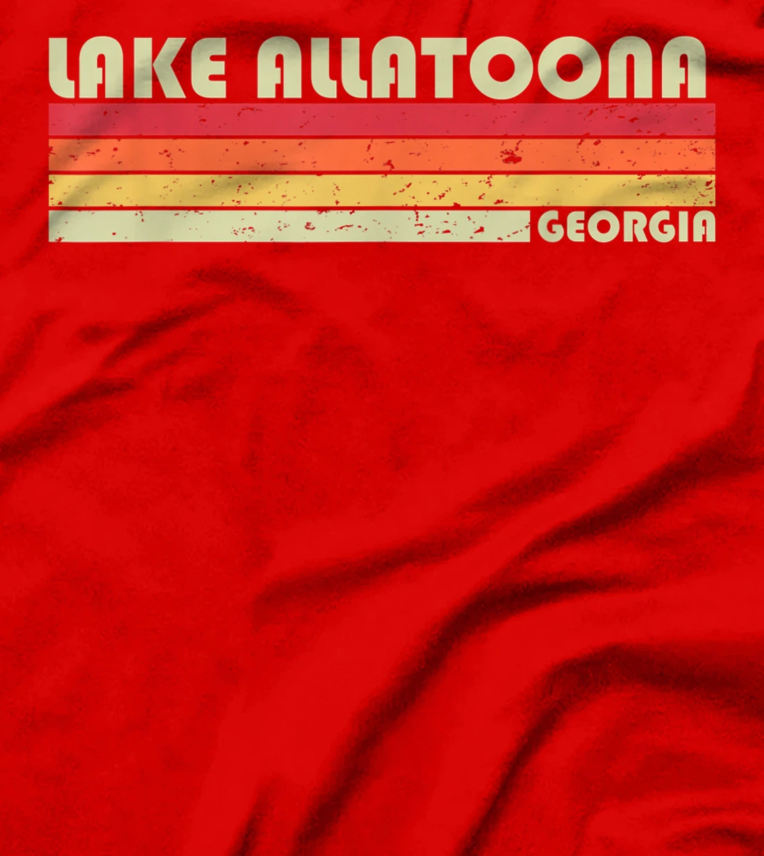 LAKE ALLATOONA GEORGIA Funny Fishing Camping Summer Gift T-Shirt