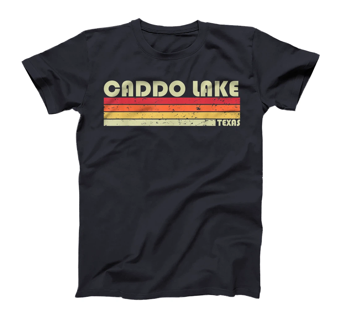 CADDO LAKE TEXAS Funny Fishing Camping Summer Gift T-Shirt