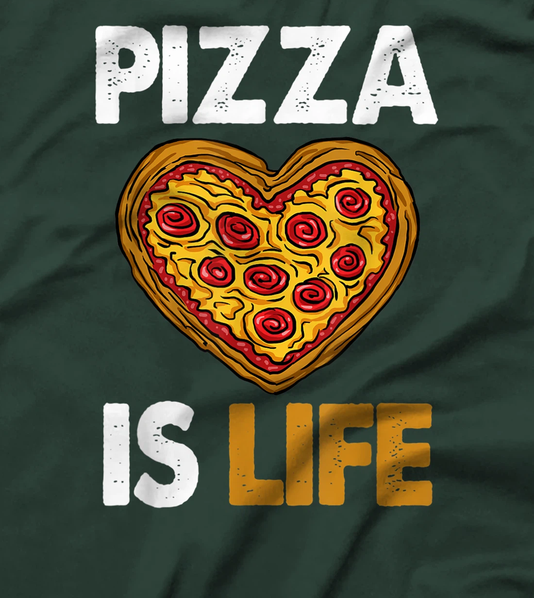 Pizza Is Life Crazy Tee Shirt Funny Women Gift T-Shirt