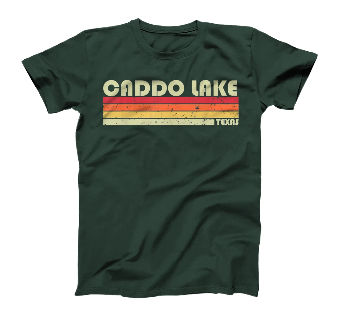 CADDO LAKE TEXAS Funny Fishing Camping Summer Gift T-Shirt