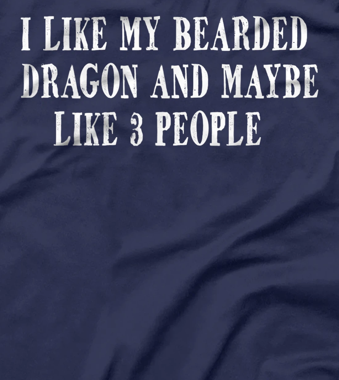 I Like My Bearded Dragon and Maybe Like 3 People Funny Quote T-Shirt