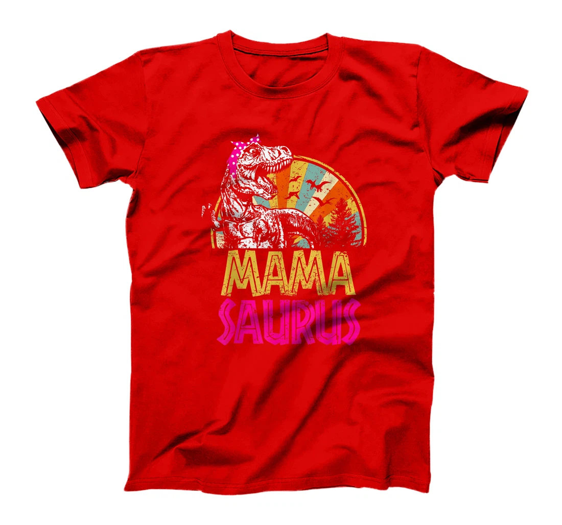Mamasaurus t rex dinosaur funny mama saurus family matching T-Shirt