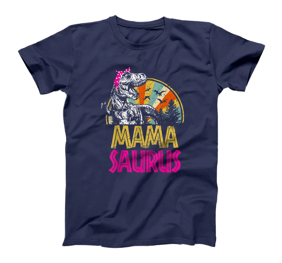 Mamasaurus t rex dinosaur funny mama saurus family matching T-Shirt