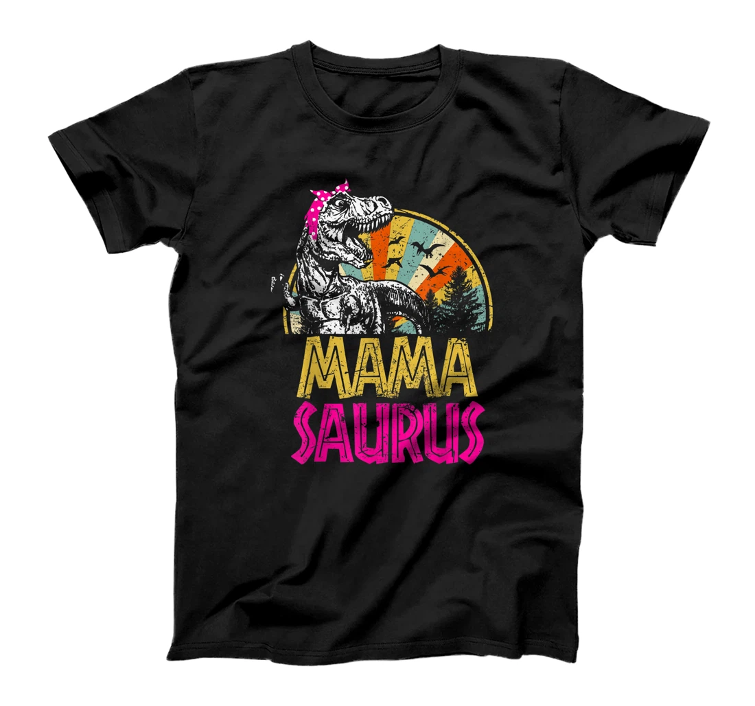 Mamasaurus t rex dinosaur funny mama saurus family matching T-Shirt