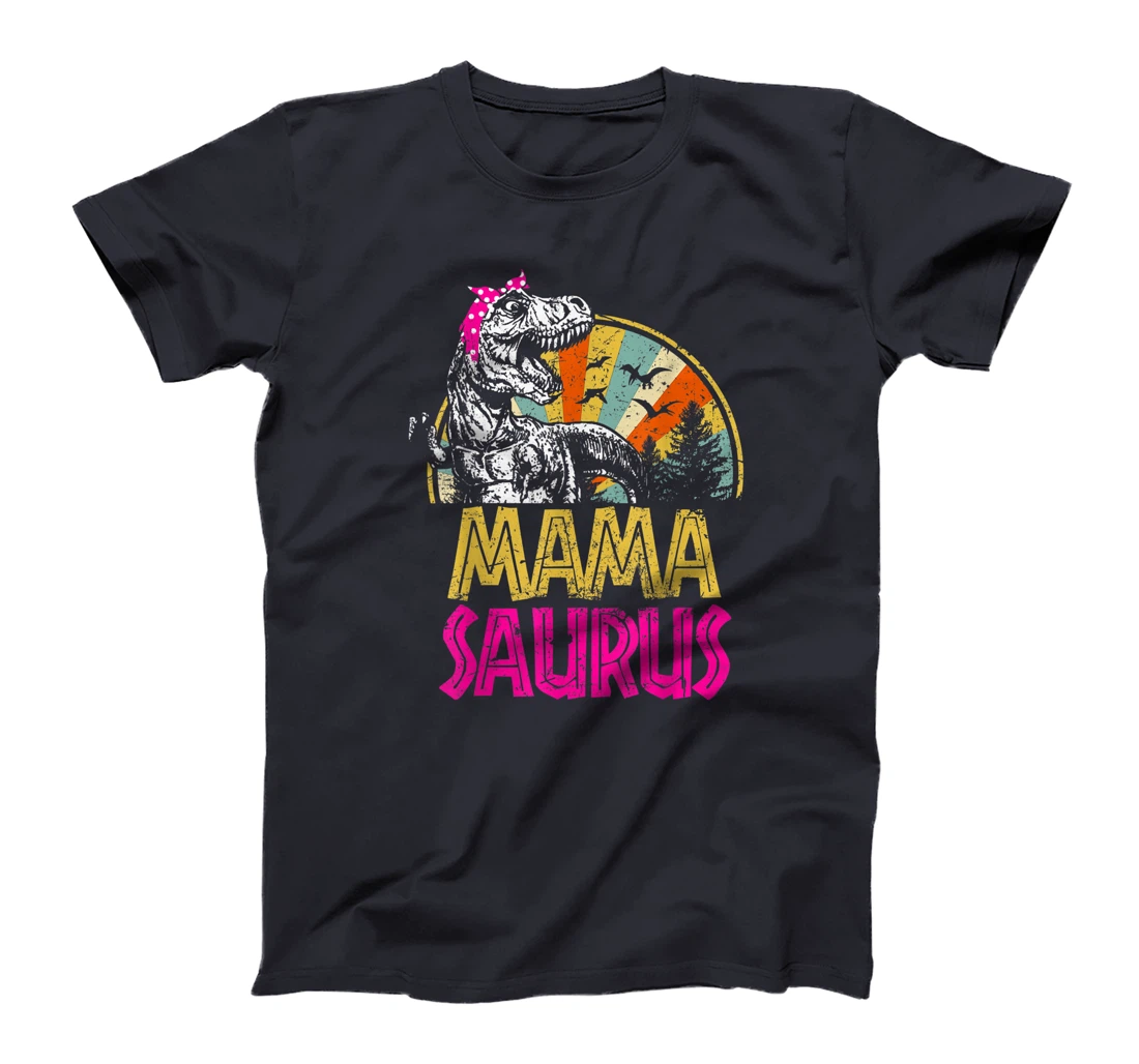 Mamasaurus t rex dinosaur funny mama saurus family matching T-Shirt