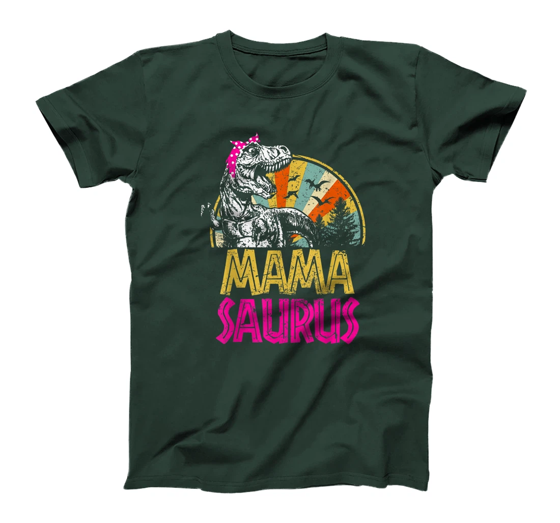 Mamasaurus t rex dinosaur funny mama saurus family matching T-Shirt