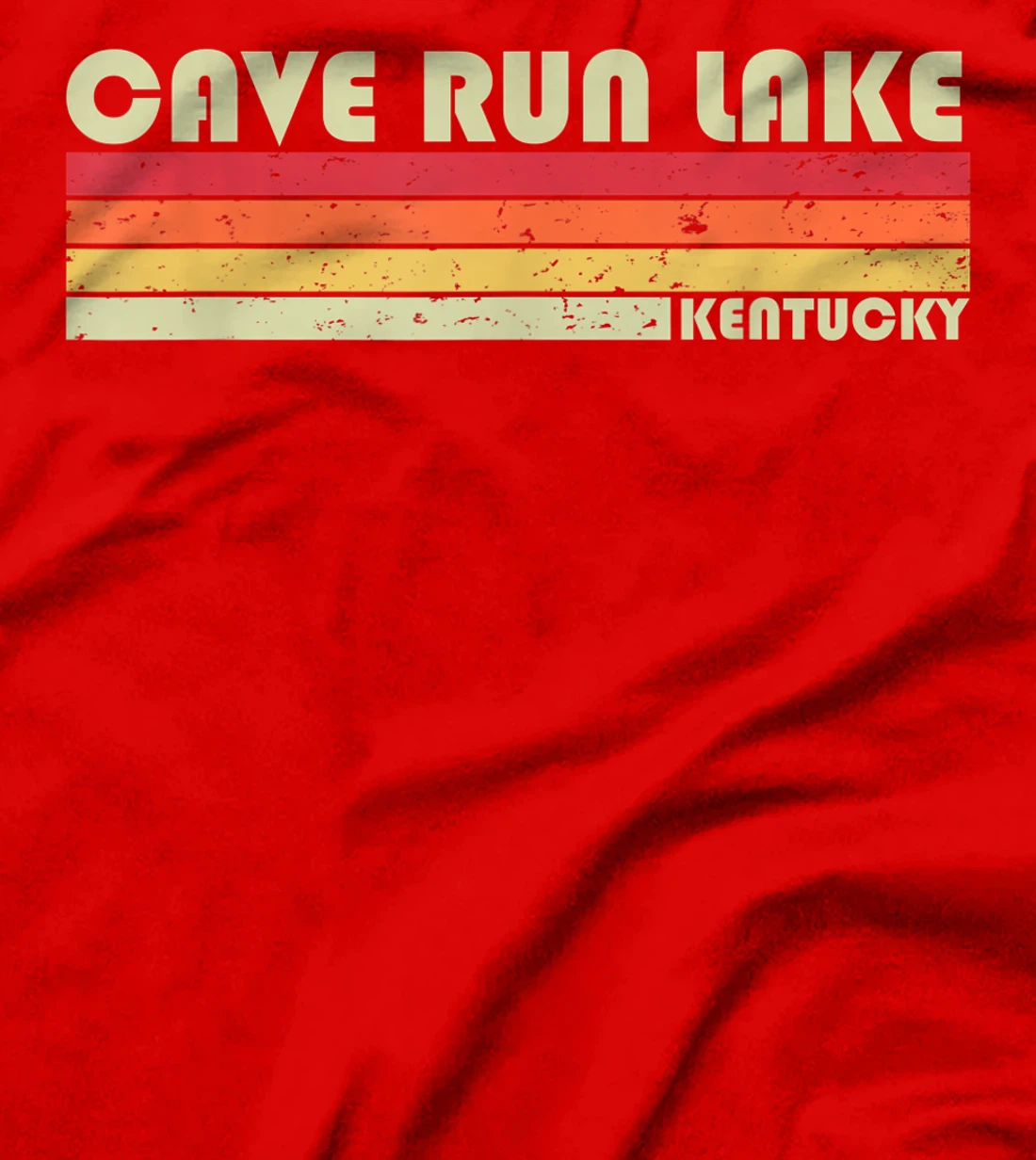 CAVE RUN LAKE KENTUCKY Funny Fishing Camping Summer Gift T-Shirt