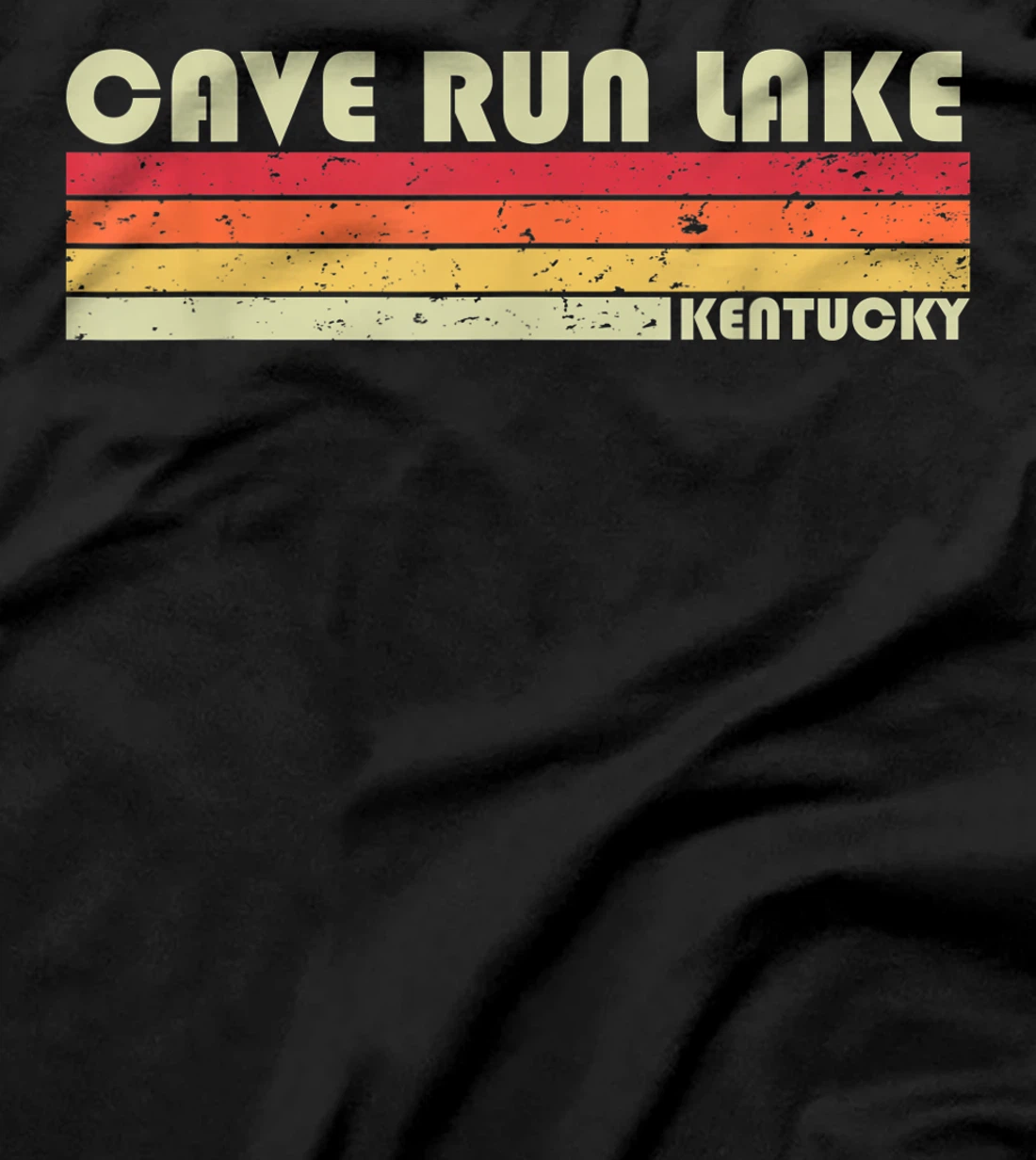 CAVE RUN LAKE KENTUCKY Funny Fishing Camping Summer Gift T-Shirt