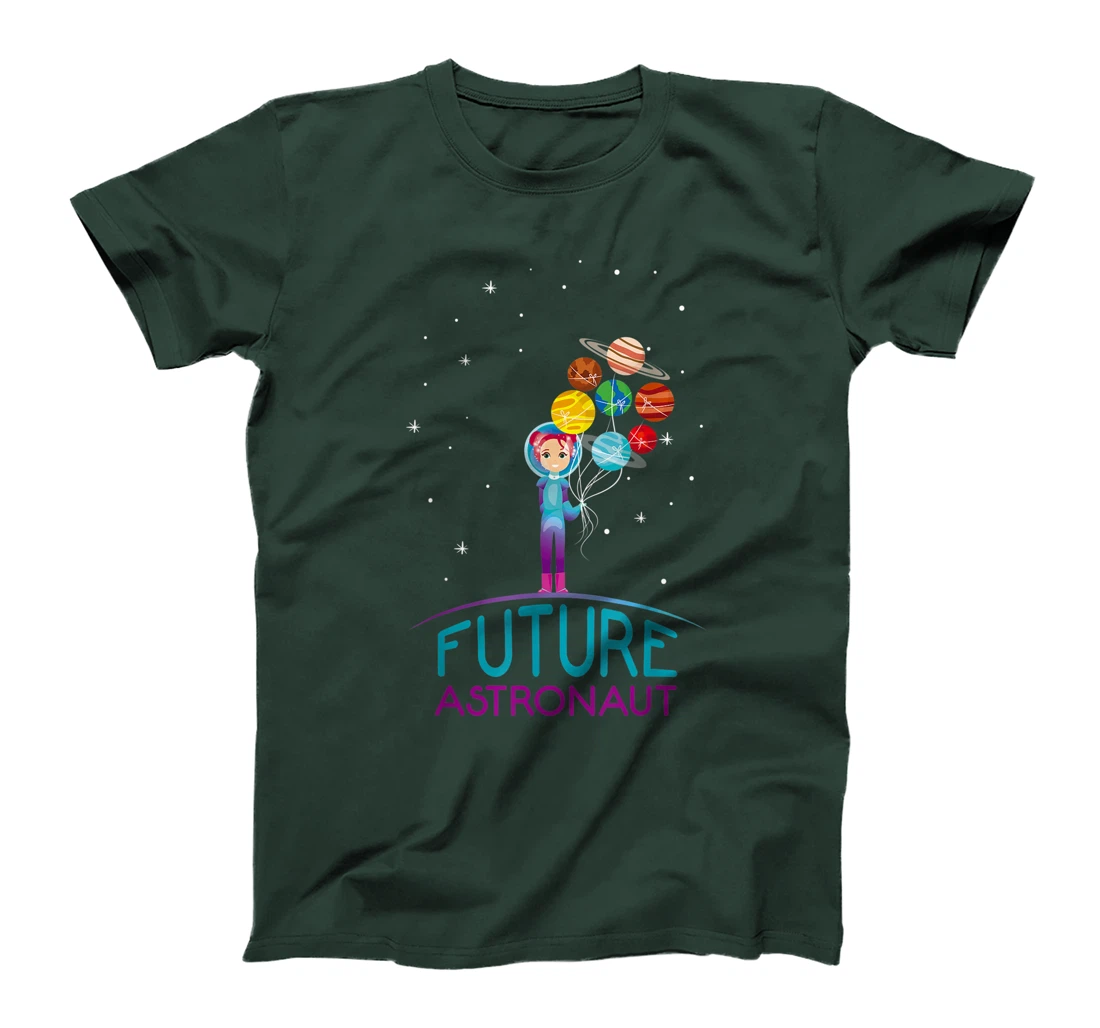 Future Astronaut With Planets Funny Quote For Girl T-Shirt