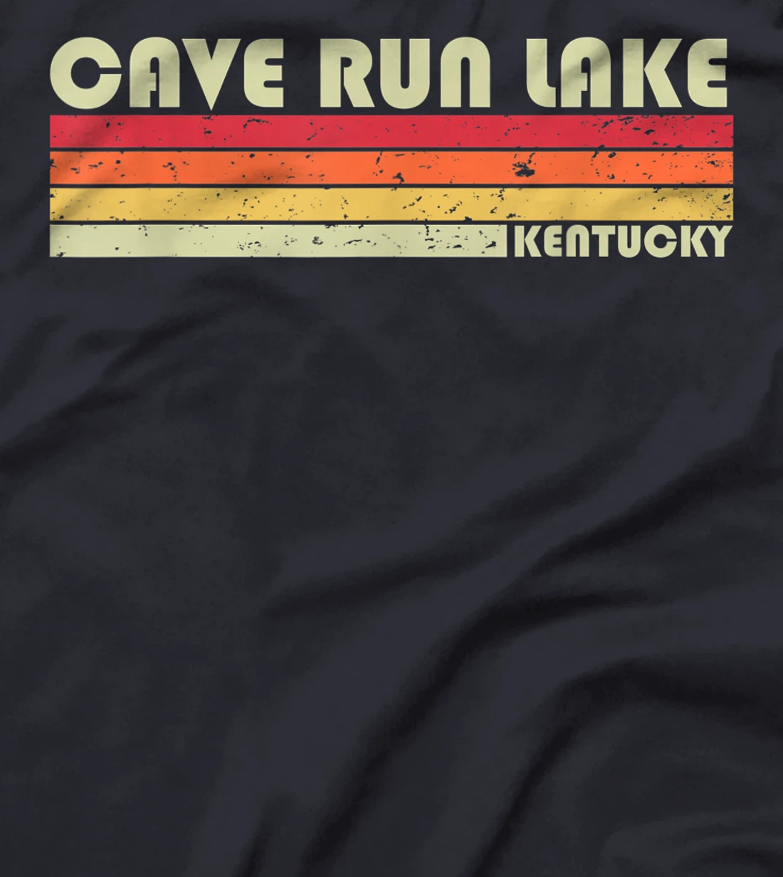 CAVE RUN LAKE KENTUCKY Funny Fishing Camping Summer Gift T-Shirt